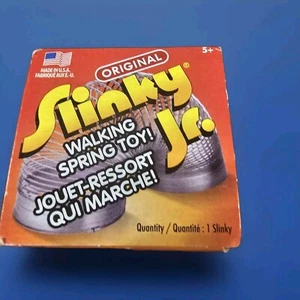 New Original Slinky Jr. by Poof-Slinky, Made in USA Silver, M Mini Small - Picture 1 of 2