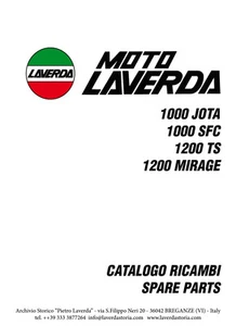 Moto Laverda 1000 Jota-SFC  1200 TS  Catalogo ricambi - Spare parts catalogue  - Imagen 1 de 1