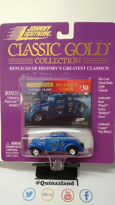 Johnny Lightning 1998 oro classico 1933 gas di Willy (NG41) - Immagine 1 di 2