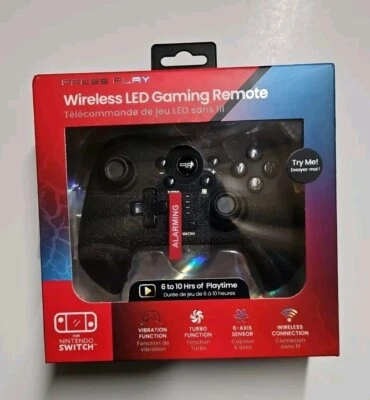 Press Play Wireless LED Gaming Remote For Nintendo Switch New Sealed - Image 1 of 3