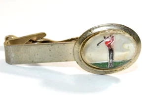 Vintage Golf Golfing Game Tie Tack Bar MCM Mid Century  BX10 - Picture 1 of 3