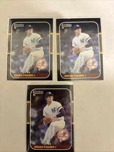 (3) 1986 Donnie’s - Brian Fisher #340 Baseballkarten - Bild 1 von 3