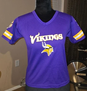 NFL MINNESOTA VIKINGS FRANKLIN FOOTBALL MESH LARGE YOUTH BOYS KIDS JERSEY - Picture 1 of 6