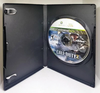 Call Of Duty 2 Xbox 360 Game No Manual Tested Working Fast Tracked Shipping - Image 1 of 4