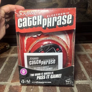CLEAN Hasbro Scrabble Electronic Catch Phrase Handheld Electronic Game - Picture 1 of 6