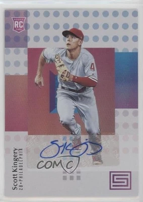 2018 Panini Chronicles Status Auto Scott Kingery #12 Rookie Auto RC - Image 1 of 2