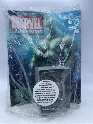 Figura y revista Eaglemoss Classic Marvel Collection Triton Plomo #150 Foto 1 de 4