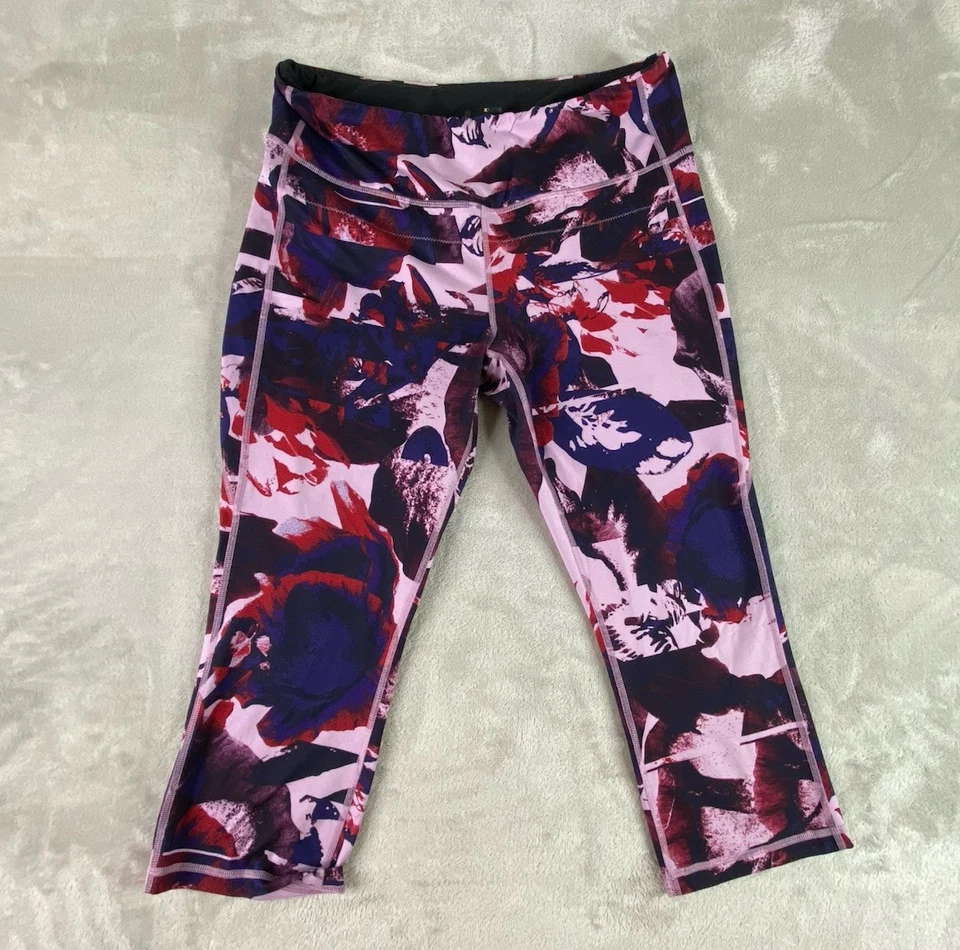 Lucy | Mujer | Leggings capri de compresión | XL | Floral abstracto | Ropa deportiva Foto 1 de 4