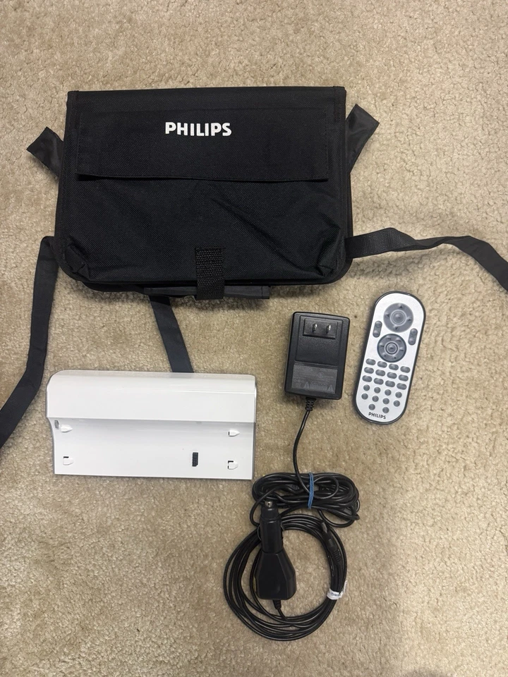 Philips Battery AY4385, REMOTE, Chargers, Case For Portable DVD’s PET825 PET824 - Image 1 of 4