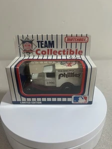 Camión coleccionable Philadelphia Phillies Matchbox 1990 Team sellado - Imagen 1 de 6