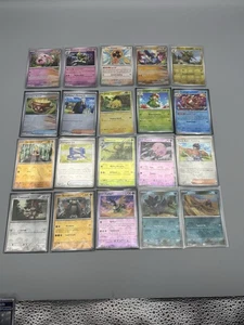 Lotto x20 Pokemon Pokeball Masterball Holo Foil Bullone Nero Bianco Svasato Prismatico - Foto 1 di 7