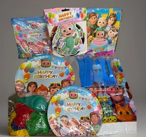 Cocomelon Geburtstag Party Deko Teller Servietten Tischdecke Coco Melone - Bild 1 von 10