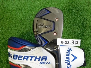 Callaway Big Bertha REVA 27* Womens 5 Hybrid RCH 45 Ladies Graphite w Headcover  - Picture 1 of 5