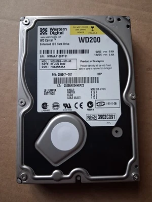 hard drive WD WD200  20 gb   ide / p-ata desktop - Image 1 of 4