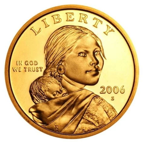 2006 S Proof Sacagawea Native American Dollar Cover