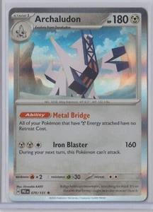 Pokémon 2025 PRISMATIC EVOLUTIONS ARCHALUDON 70/131 MINT Never Played HOLO - Picture 1 of 1
