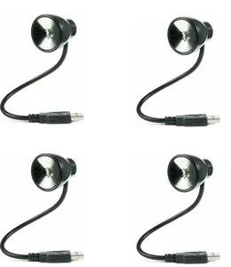 Speedlink USB LED Lampa Lampka nocna Notebook PC Laptop Lampa do czytania Łabędzia szyja 4 szt. - Zdjęcie 1 z 6