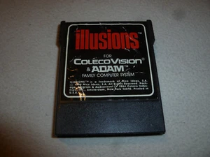 CARTOUCHE DE JEU VIDÉO VINTAGE COLECO COLECOVISION & ADAM ILLUSIONS 1984 CHARIOT >>> - Photo 1/3