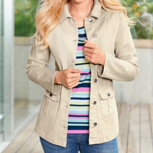 720591 Witt Weiden Damen Jeansjacke Übergangsjacke Blazer Jacke Gr. 38 - 54 Neu - Bild 1 von 2