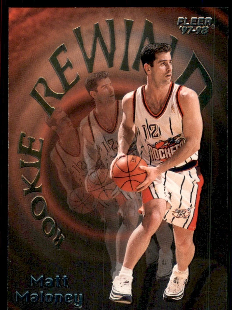 1997-98 Fleer Rookie Rewind Matt Maloney Houston Rockets #7