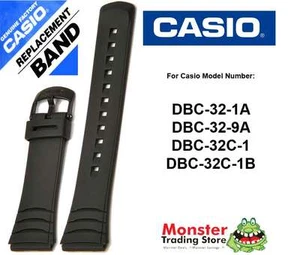 CASIO WATCH BAND REPLACEMENT ORIGINAL ONLY FITS: DBC-32,DBC-32C - Picture 1 of 1