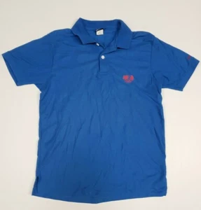 Polo uomo vintage LEVI'S USA blu taglia L E23 - Foto 1 di 4