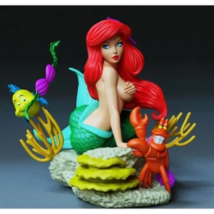1/18 3D Print Model Kit Nudes Beautiful Girl Mermaid Crab Fairy Tales Unpainted - Picture 1 of 1