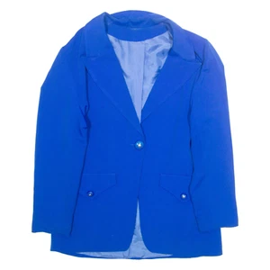 Womens Blazer Jacket Blue L - Picture 1 of 6