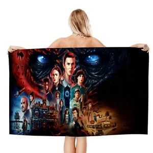 Strangers Things Gifts Beach Towel for Women Girl Or Boys Birthday  30.7"*51.2" - Picture 1 of 7