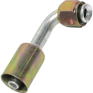 AC ACCESORIOS DE AIRE ACONDICIONADO, CRIMPADO BEADLOCK, LLAMARADA HEMBRA, TUERCA/MANGUERA 90 GRADOS #8, 35B1122 - Imagen 1 de 2