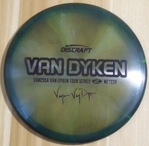Discraft Z Meteor 2020 Van Dyken (Green, 177g) - Swirly Tour Series / No Ink - Picture 1 of 2