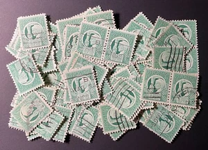 100 stamps for Art or Crafting - 1 cent - 4 Freedoms Issue of 1943 - U.S #908 - Picture 1 of 2