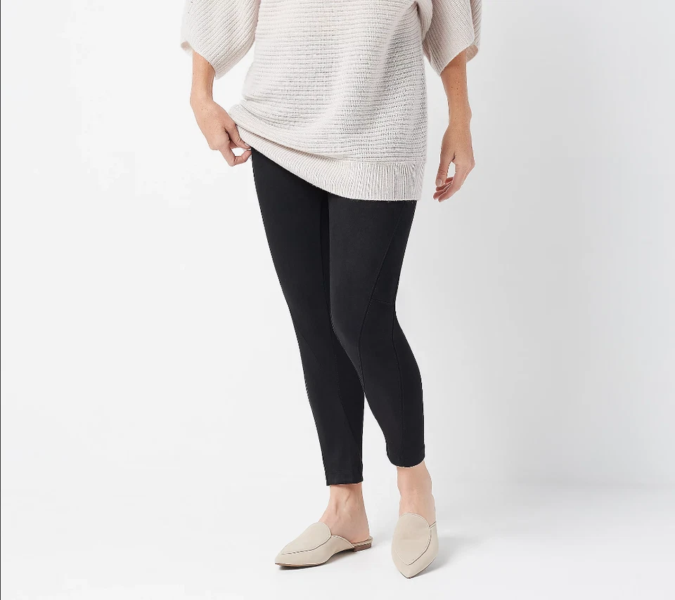 Mujer con Control Abdomen/Control/Imitación Gamuza/Ponte/Leggings-Negro-Pet Pequeño A371178 Foto 1 de 1