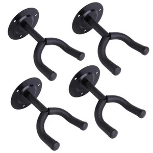 4x Adjustable Guitar Wall Hanger Violin Wall Mount Hanger Holder Rack Stand Hook - Picture 1 of 6
