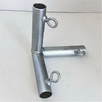 Toldo de esquina plana de 3 vías para cochera patio cabina de jardín (f3a) tubo de 3/4" Foto 1 de 2