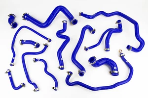 Stoney Silicone Radiator Coolant Hoses fit Vauxhall Astra MK4 GSI Z20LET Blue - Picture 1 of 3