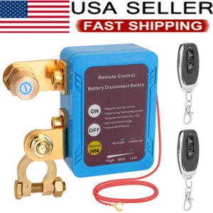 12V 240A Kill Switch Automatic Power Shut Off Switch Remote Battery Disconnect - Picture 1 of 11
