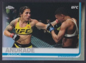2019 TOPPS CHROME UFC JESSICA ANDRADE #8 REFRACTOR - Picture 1 of 2