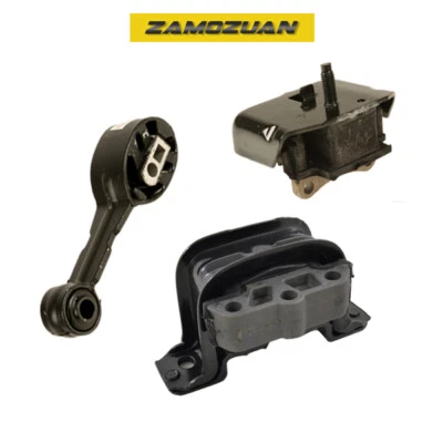 Engine Motor & Trans Mount Set 3PCS. 1992-2002 for Saturn 1.9L SC, SL, SW Series - Image 1 of 4