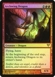 Magic The Gathering Foil Archwing Dragon - Avacyn restaurado #126 - Imagen 1 de 1