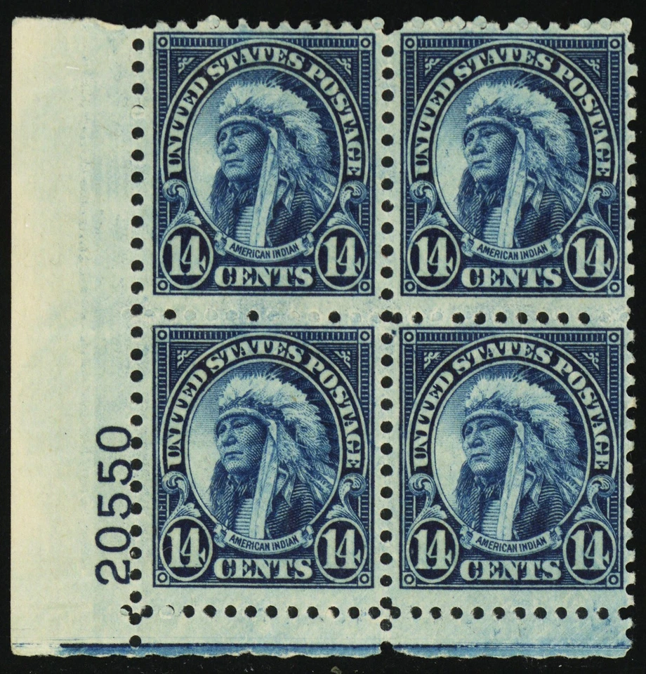 Bloque de cuatro estampillas 695, como nuevo NH 14¢ - Stuart Katz Foto 1 de 1