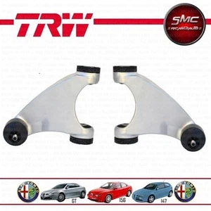KIT 2 BRACCI SOSPENSIONE ANTERIORI SUPERIORI TRW ALFA 147 156 GT - Foto 1 di 1