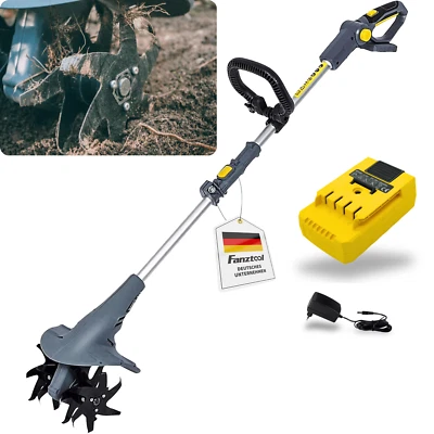 Gartenfräse Motorhacke Bodenhacke Inkl. 2.5Ah Akku & Ladegerät FANZTOOL - Bild 1 von 4