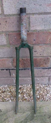 Classic Steel Bike Forks, 27" - Image 1 of 4