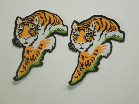 1/6 Scale Rocky Balboa Tiger Jacket Fabric Patches for Action Figures Cover