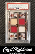 2022  Topps Museum Quad Relics Copper Ohtani/Walsh/Rendon/Trout SN75 PSA 9 POP 1