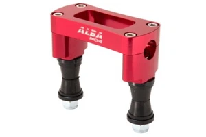 TRX 450R 400EX  Anti Vibe 7/8" Handlebar Clamp  Bar Billet Aluminum  Alba  Red - Picture 1 of 1