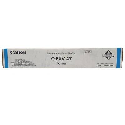 Cartucho de tóner cian Canon C-EXV 47 impresora avanzada original original ImageRUNNER Foto 1 de 4
