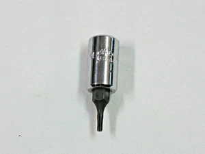 Mac Tools T8 Tamper Proof Torx Bit Chrome Socket 1/4" Drive MT8H - Picture 1 of 4