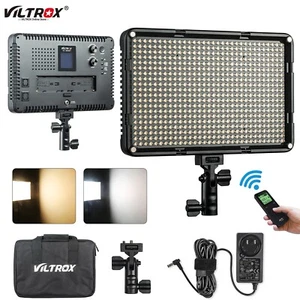 VILTROX VL-D640T Video LED Light Panel Lamp 3300K-5600K Wireless Remote Control - Picture 1 of 7